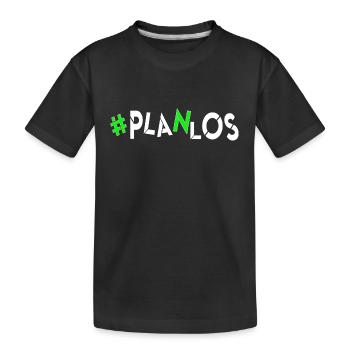heute keine Idee kein Plan kopflos planlos - Kinder Premium Bio T-Shirt - Schwarz - Vorne