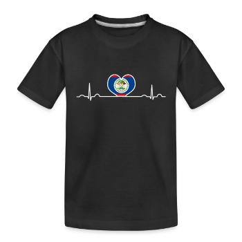 Belize Belmopan - Kids' Premium Organic T-Shirt - black - Front