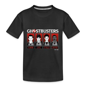 SOS Fantômes Personnages 1984 - T-shirt bio Premium Enfant - noir - Devant