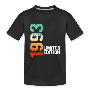 1993 limited Edition Jahrgang Geburtsjahr Retro - Kinder Premium Bio T-Shirt - Schwarz - Vorne