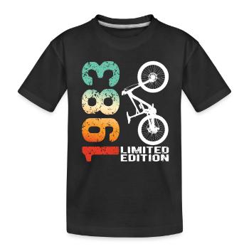 1983 Édition limitée VTT Bike Bike Bike - T-shirt bio Premium Enfant - noir - Devant