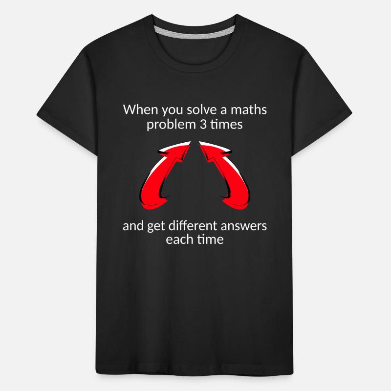 Cadeau de maths professeur de nerd professeur de mathématiques professeur de mathématiques T-shirt bio Premium Enfant