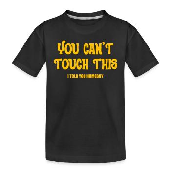 Citation amusante - T-shirt bio Premium Enfant - noir - Devant
