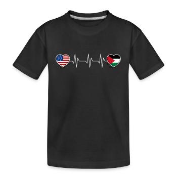 Palestine - T-shirt bio Premium Enfant - noir - Devant