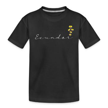 Équateur - T-shirt bio Premium Enfant - noir - Devant