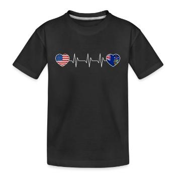 South Georgia and the South Sandwich Islands - Kids' Premium Organic T-Shirt - black - Front