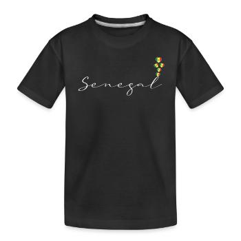 Sénégal - T-shirt bio Premium Enfant - noir - Devant