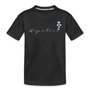 Argentine - T-shirt bio Premium Enfant - noir - Devant