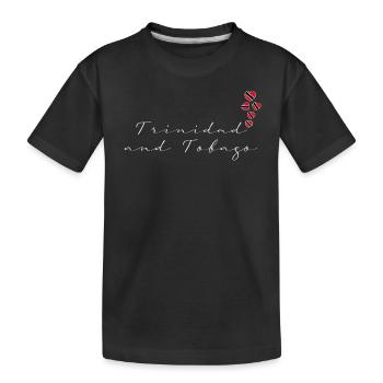 Trinité et Tobago - T-shirt bio Premium Enfant - noir - Devant