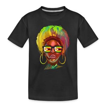 Zimbabwe - T-shirt bio Premium Enfant - noir - Devant