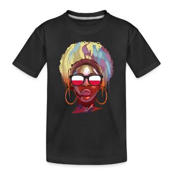 Polen - Kinder Premium Bio T-Shirt - Schwarz - Vorne
