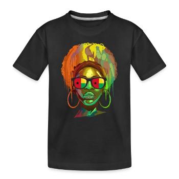 Guinée-Bissau - T-shirt bio Premium Enfant - noir - Devant