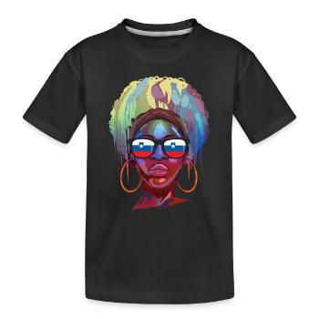 Slowenien - Kinder Premium Bio T-Shirt - Schwarz - Vorne