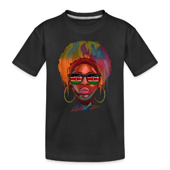 Kenya - T-shirt bio Premium Enfant - noir - Devant