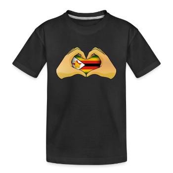 Zimbabwe - T-shirt bio Premium Enfant - noir - Devant
