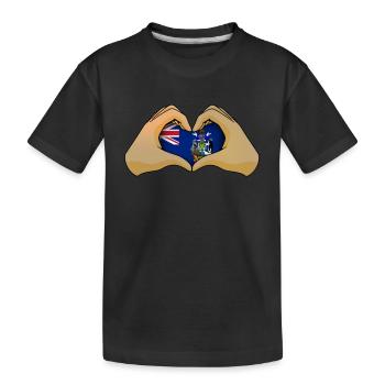 South Georgia and the South Sandwich Islands - Kids' Premium Organic T-Shirt - black - Front