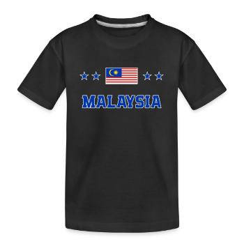 Malaisie - T-shirt bio Premium Enfant - noir - Devant
