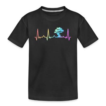 Bonsai Tree Japanese Bonsai - Kids' Premium Organic T-Shirt - black - Front