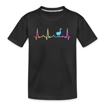 Oie Animal Oies - T-shirt bio Premium Enfant - noir - Devant