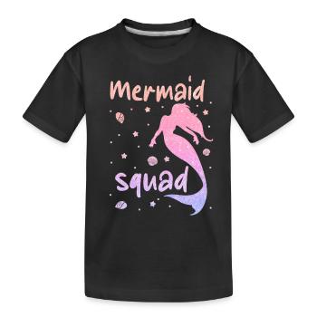 Mermaid Fable Mermaids Conte de fées - T-shirt bio Premium Enfant - noir - Devant
