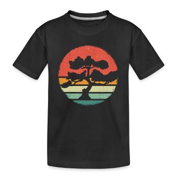Bonsaï Bonsaï Japonais - T-shirt bio Premium Enfant - noir - Devant