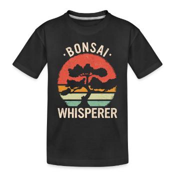 Bonsaï Bonsaï Japonais - T-shirt bio Premium Enfant - noir - Devant