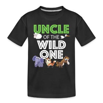 Oncle Fmilie Grand-oncle Oncle - T-shirt bio Premium Enfant - noir - Devant