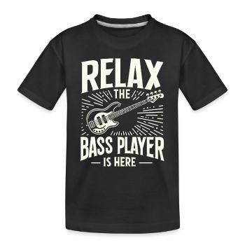 Guitare basse Bassiste Instrument basse - T-shirt bio Premium Enfant - noir - Devant