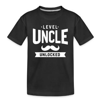 Oncle Fmilie Grand-oncle Oncle - T-shirt bio Premium Enfant - noir - Devant