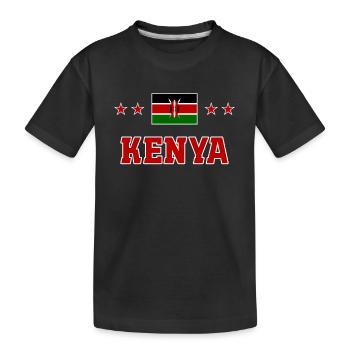 Kenya - T-shirt bio Premium Enfant - noir - Devant
