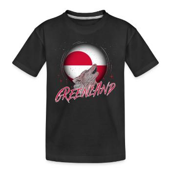 Groenland - T-shirt bio Premium Enfant - noir - Devant