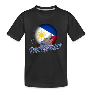Philippines - T-shirt bio Premium Enfant - noir - Devant