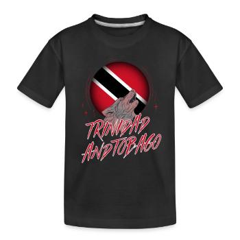 Trinité et Tobago - T-shirt bio Premium Enfant - noir - Devant