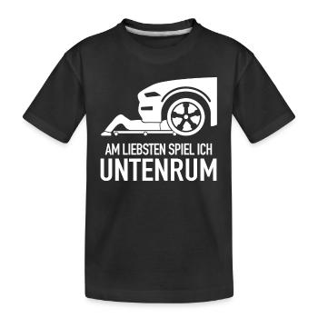 Mécanicien Mécanicien d’atelier Mécanicien automobile - T-shirt bio Premium Enfant - noir - Devant