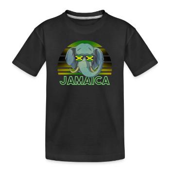 Jamaïque - T-shirt bio Premium Enfant - noir - Devant