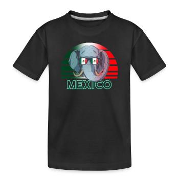 Mexico - Kids' Premium Organic T-Shirt - black - Front