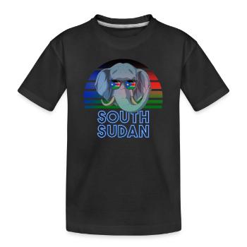 Sud Soudan - T-shirt bio Premium Enfant - noir - Devant
