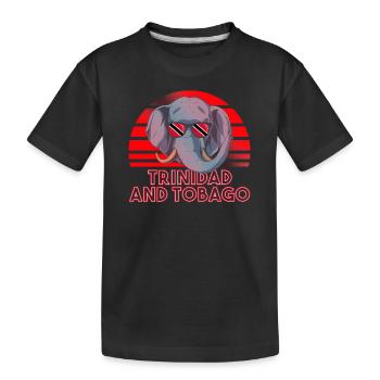 Trinité et Tobago - T-shirt bio Premium Enfant - noir - Devant