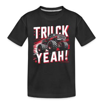Monster Truck Auto Trucks - T-shirt bio Premium Enfant - noir - Devant