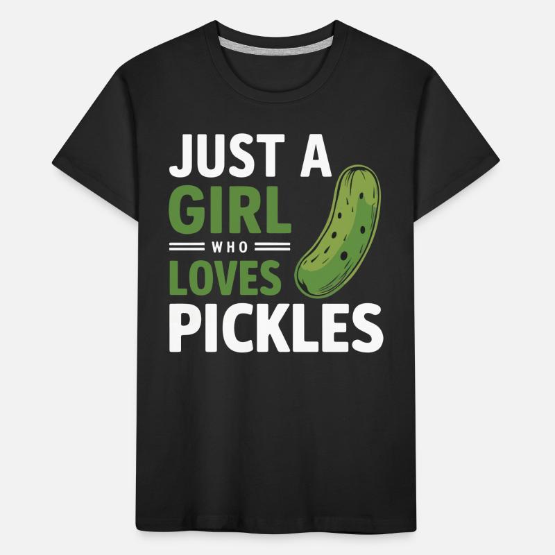 Concombre, Cornichon, Cornichon, Aneth alimentaire T-shirt bio Premium Enfant