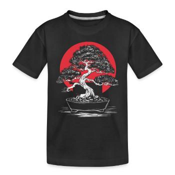 Bonsaï Bonsaï Japonais - T-shirt bio Premium Enfant - noir - Devant