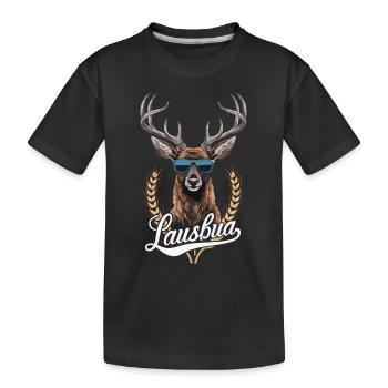 État libre de Bavière Bavarois - T-shirt bio Premium Enfant - noir - Devant