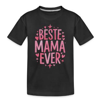 Mom, Mother's Day, Mother, Mother, Parent, Mom - Kids' Premium Organic T-Shirt - black - Front