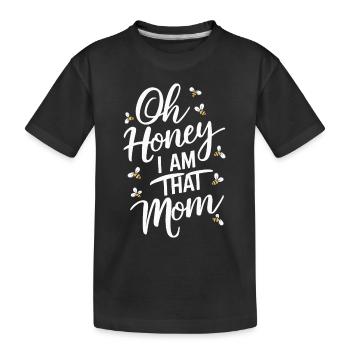 abeille abeille apicultrice abeille abeille - T-shirt bio Premium Enfant - noir - Devant