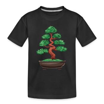 Bonsaï Bonsaï japonais - T-shirt bio Premium Enfant - noir - Devant