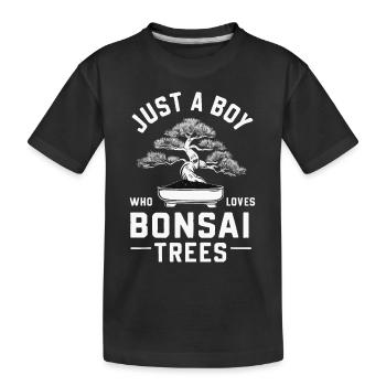 Bonsaï Bonsaï japonais - T-shirt bio Premium Enfant - noir - Devant