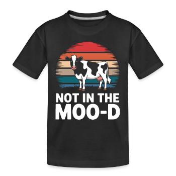 Éleveur de vaches Ferme Éleveur de vaches - T-shirt bio Premium Enfant - noir - Devant
