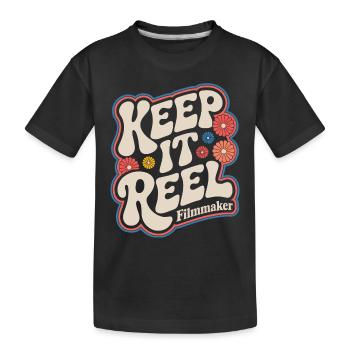 Filmemacher Filmregisseur Kameramann Film - Kinder Premium Bio T-Shirt - Schwarz - Vorne