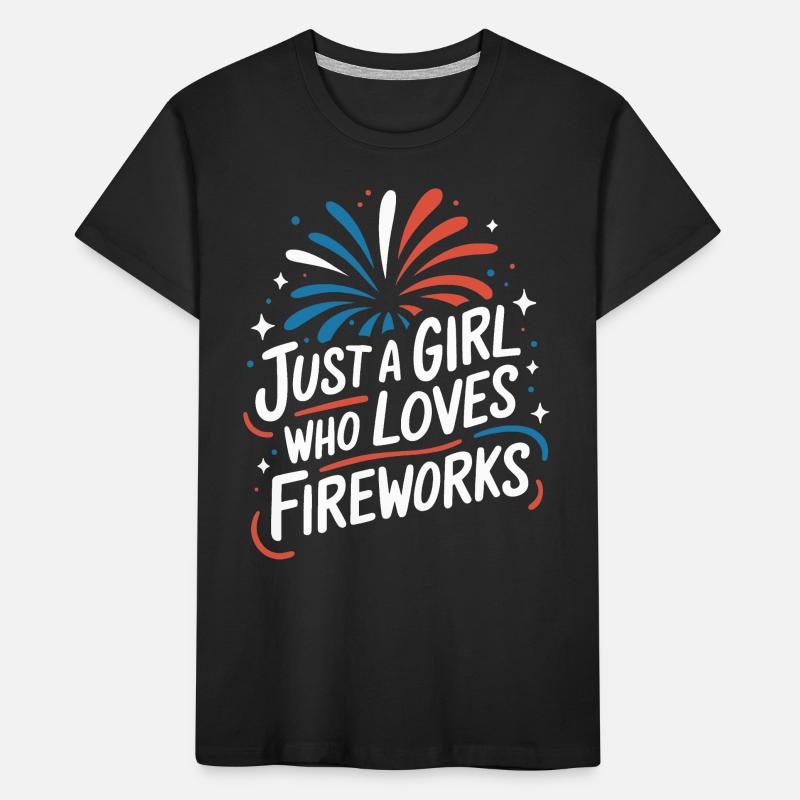 Pyrotechnics Fireworks Pyrotechnics Kids' Premium Organic T-Shirt
