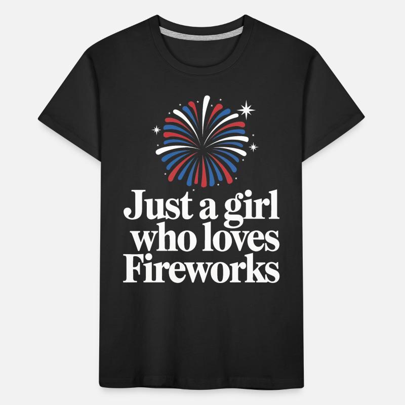 Pyrotechnics Fireworks Pyrotechnics Kids' Premium Organic T-Shirt